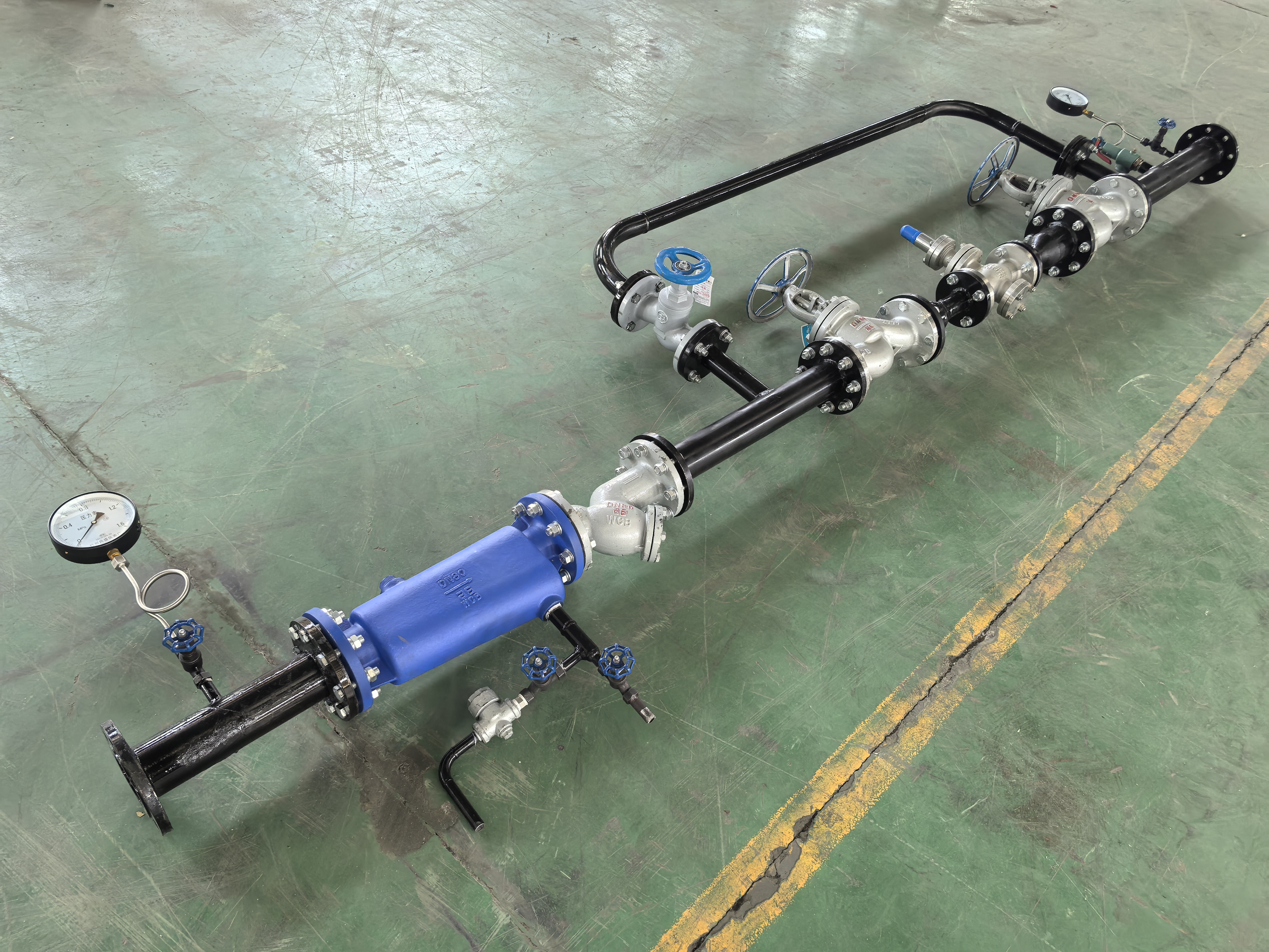 High Temperature Steam Integrated Pressure Reduction Station