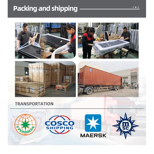 Минималистский дизайн Внешние Двойные стеклянные двери Производитель Алюминиевые Сдвижные Дверные стеклянные двери Терморазрыв Дверные двери