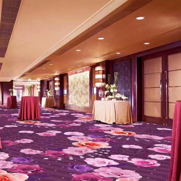 12ft or 13.12ft Width Axminster Carpet for Meeting Room and Banquet Luxury Hotel Style