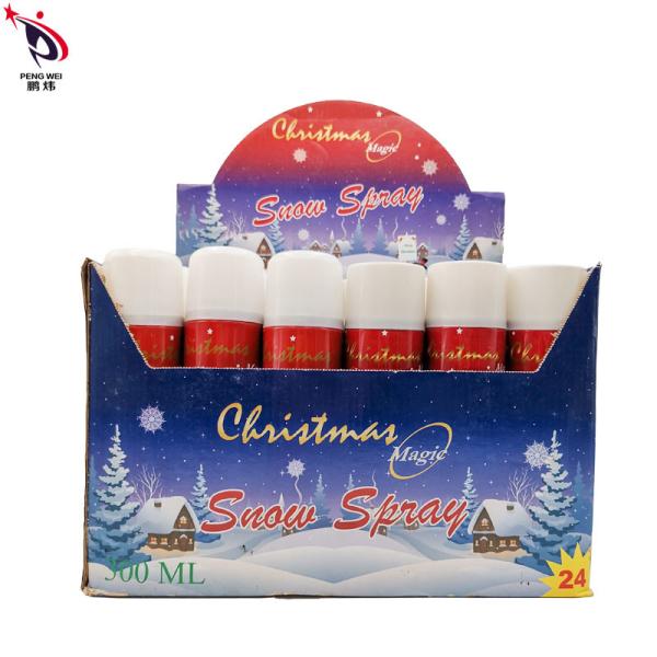 Christmas Party tin Artificial Snow Spray Foam Colored Snow Spray 250ml