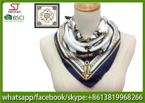 55*55cm 65%cotton 35%polyester imitated silk digital print squre scarf fashion hot sale best price