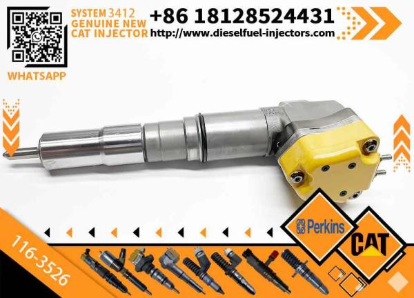 Injecteur de carburant 104-3377 174-7526 111-7916 138-8754 0R-8624 116-3526 pour moteur CAT 3408E 3412E 769D 773D 775D 631E 633E II 637E 651E 657E