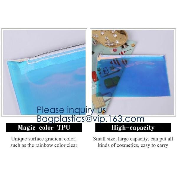 Custom Logo Glitter Cosmetic Makeup Eva Clear Pouch / Pouches,Smiggle Pencil Case With Glitter,Tissue Bag CD Case Docume