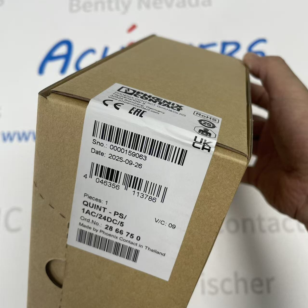 Phoenix Contact 2866750 QUINT-PS/1AC/24DC/5 Industrial Power Supply