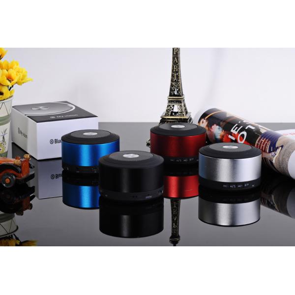 звуковой ящик мини смартфона диктора Bluetooth куба 650mAh беспроводного черного круглого