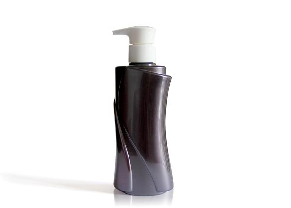 Unique Shape Plastic Cosmetic Bottles With Pump PP 300ml/10.14 fl.OZ