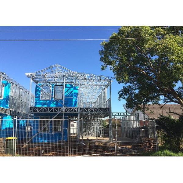 Наборы дома доказательства землетрясения SAA стальные Prefab с гаражом, домом ETC желтым Pre