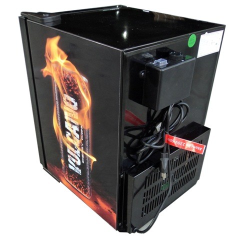 21L top single glass door beverage hotel mini fridge SC21