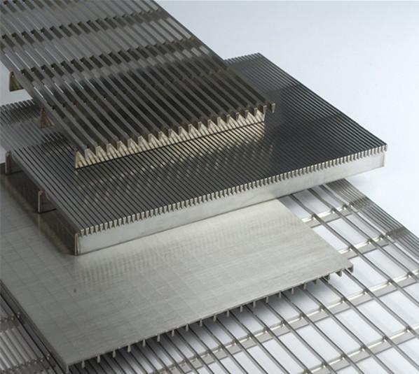 Welded Johnson Wedge Wire Flat Panel Stainless Steel Material Heat Resisting