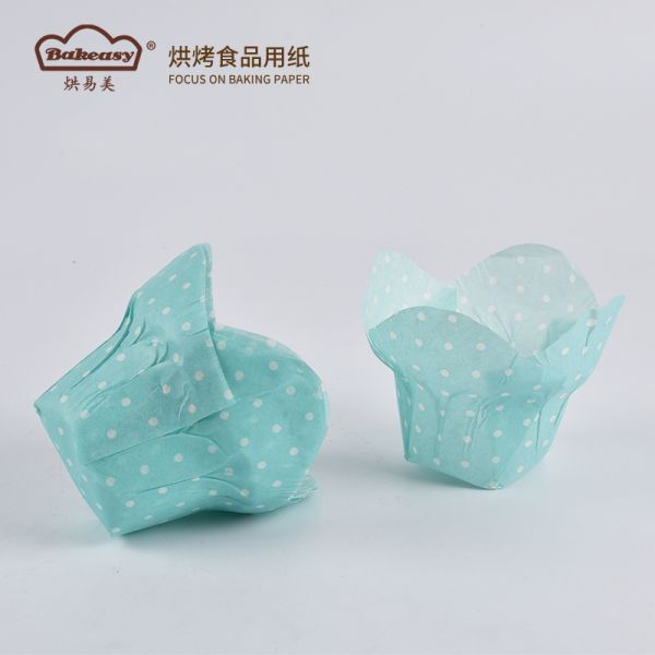 Bulk Lotus Muffin Paper Liners polka dots Non Greasy Oven Safe Disposable Cake Holders for Home Baking Wedding