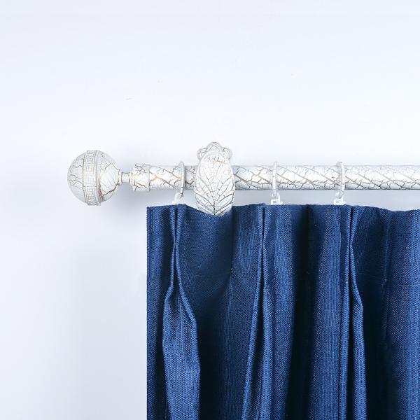 28MM Ball Curtain Rod Finials White Gold Crack Color Curtain Rod Set