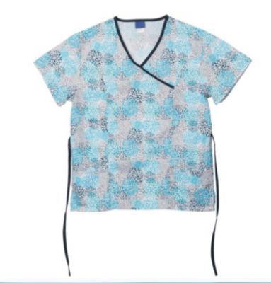 Enfermeira Print Medical Uniform do algodão do poliéster de 155 mulheres da G/M