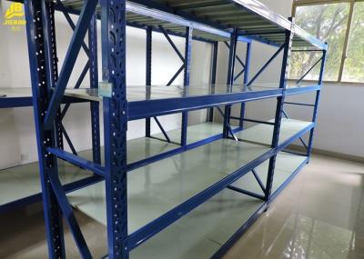 Storage Heavy Duty Steel Racks With Safety Bins 2000/2500mm Height RAL Blue Color