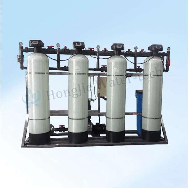 Unidad de ablandamiento y filtración de agua totalmente automática de 10 T/hora