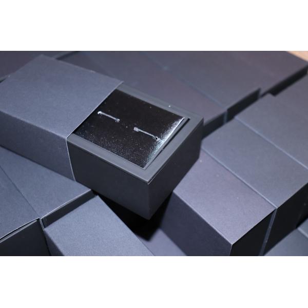 Customs style 360 rotation cufflink box luxury style