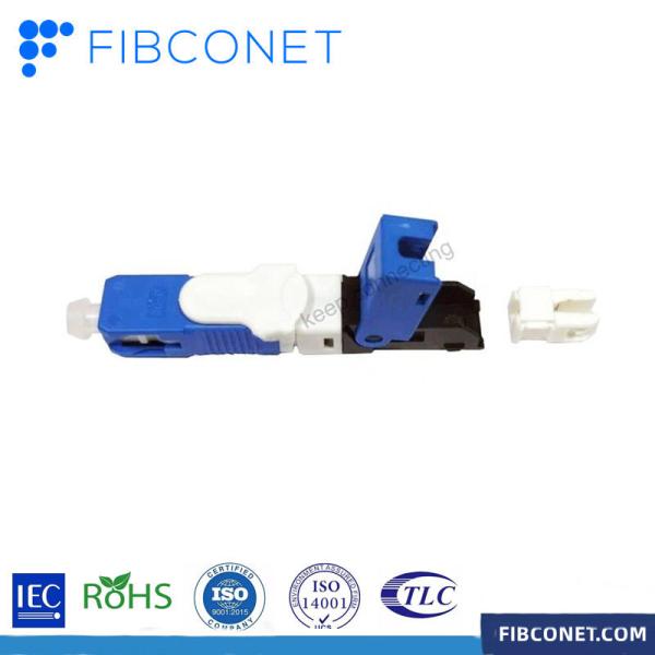 Équipement à fibre optique à connecteur rapide LC APC/LC UPC pour la fabrication de câbles à fibres