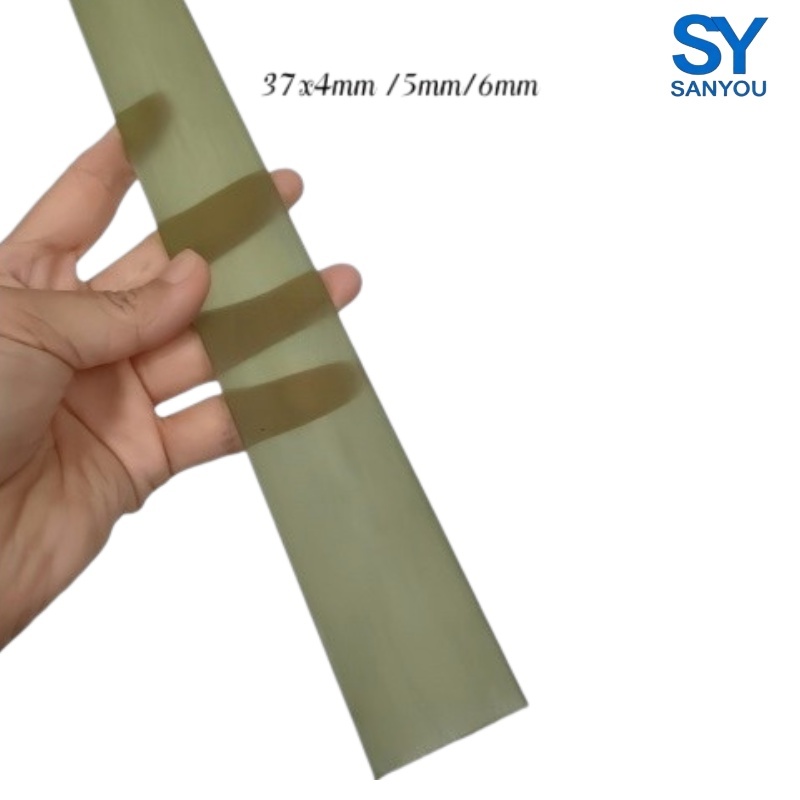 A+ Grade Transparent Fiberglass Strips 37mm × 4mm / 5mm / 6mm | Archery Bow Limb Making Material