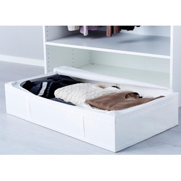 Puting Portable clothes storage bag customized sorting dust cover blanket Oxford Fabric White purple 93*55*19cm