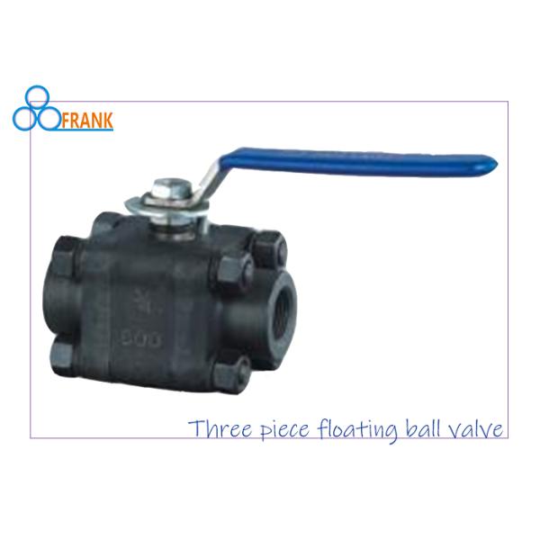 Fire Safe 3 Piece 3˝ 2500LB Industrial Metal Valves