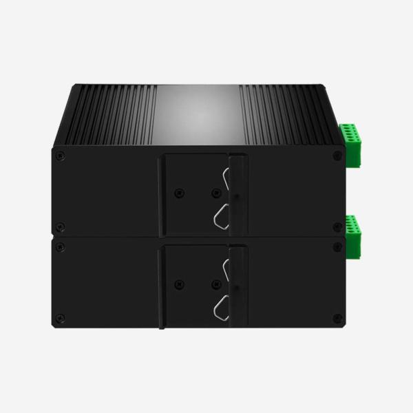 Interruptor industrial dos ethernet de IP30 20Gbps com 8 poder dos portos 2G SFP do gigabit RJ45 sobre o interruptor dos ethernet