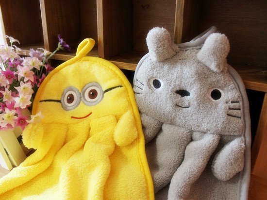 Cute Animal Microfiber Kids Children Cartoon Absorbent Hand Dry Towel Lovely Hand Towel
