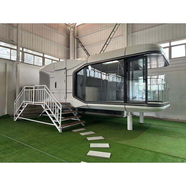 Graphic Design Modern Space Capsule Hotel with and Modern Design Expandable Container