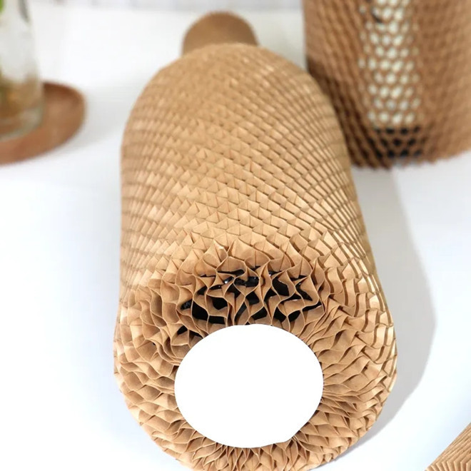 Compostable бумага упаковки сота для снабжать подкладкой вина создает программу-оболочку бумажный крен