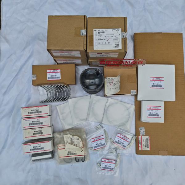 Mitsubishi 4D34 6D34 Engine Overhaul Kit with OE Fitment High-Strength Aluminum Alloy Complete All-in-One Kit