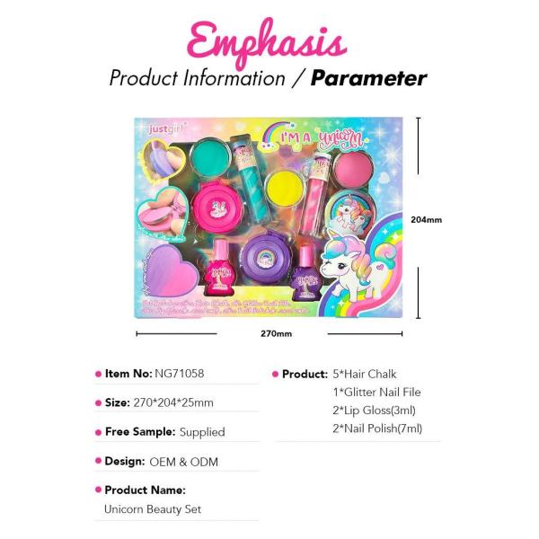 Safe Kids Temporary Hair Chalk Pens With Glitter Nontoxic Simply Use