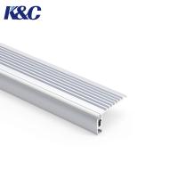 6063 Aluminum LED Step Light Profile 43.37x22.5mm with PC Diffuser