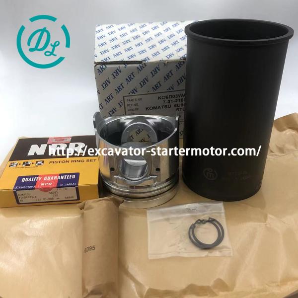 EexcavaStart Komatsu 4D95 Excavator Engine Piston 6204-32-2161 24V