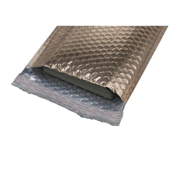 ISO14001 CMYK Bubble Lined Metallic Envelopes 0.075mm Thickness