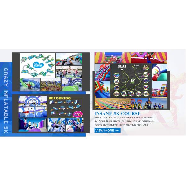 Специальное надувное беговое соревнование Отскок 5 км Волнобец Крупнейший в мире надувное препятствие для детей и взрослых