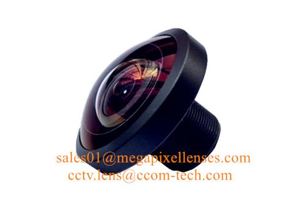1/3 2.7mm 8Megapixel M12x0.5 mount 220degree Fisheye Lens, 2.7mm fisheye lens 360VR lens