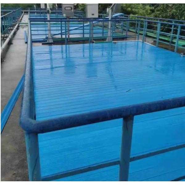 Высокая прочность Устойчивость к напряжению ГРП ФРП Покрытие Пластина Плоская канализация Бассейн Покрытие Сборка газа Дождепроницаемая крышка