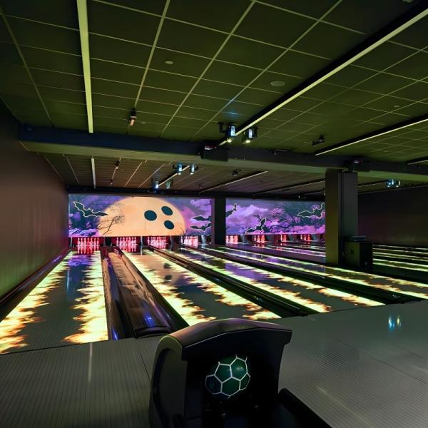 Entretenimento Popular Indoor Bowling Game Lane Machine Scoring Equipamento Completo