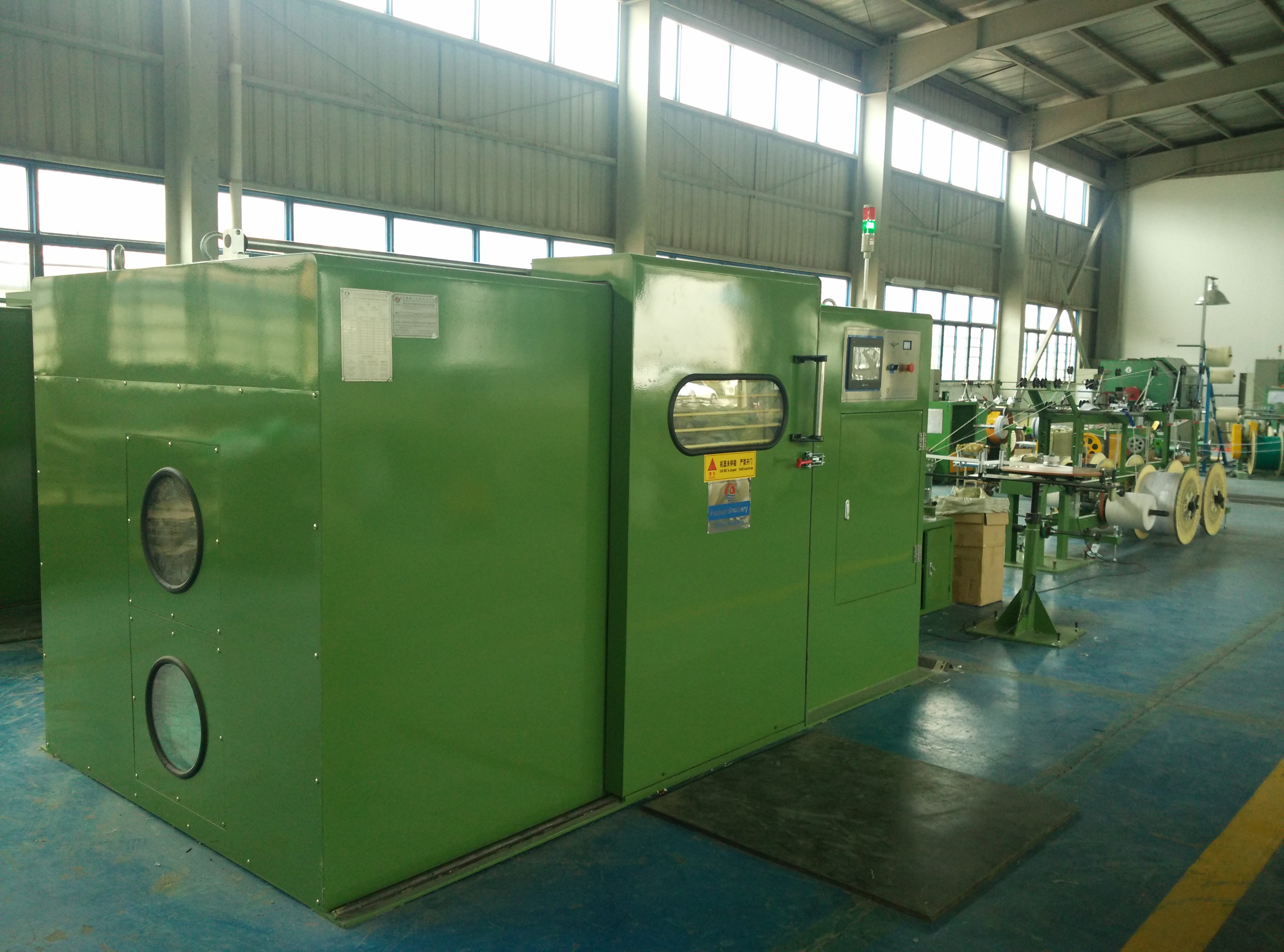 Tension Control Double Twist Bare Copper Wire Bunching Machine Equipment