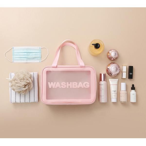 Сумка макияжа PVC ясности мешка 3pcs водоустойчивого пляжа перемещения прозрачная косметическая