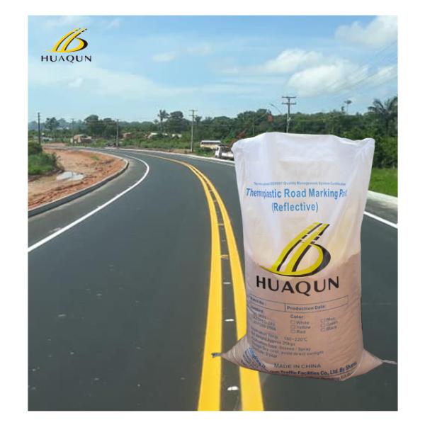 Peinture thermoplastique de marquage routier C5 résine Blanc Jaune 25 kg