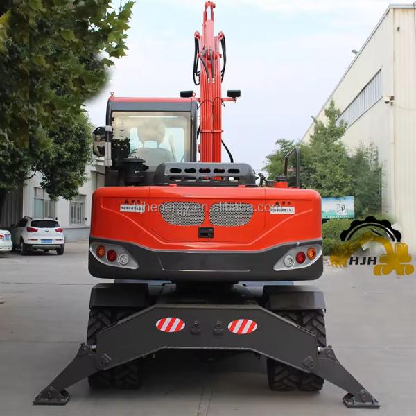 Import Excavator 55KW/48KW Diesel Easy Operation Wheel Excavator with CE Certificate