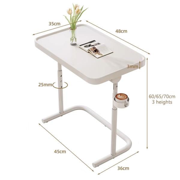 Bedroom Wooden Computer Desk with Convertible Working Station and Wooden Surface Material