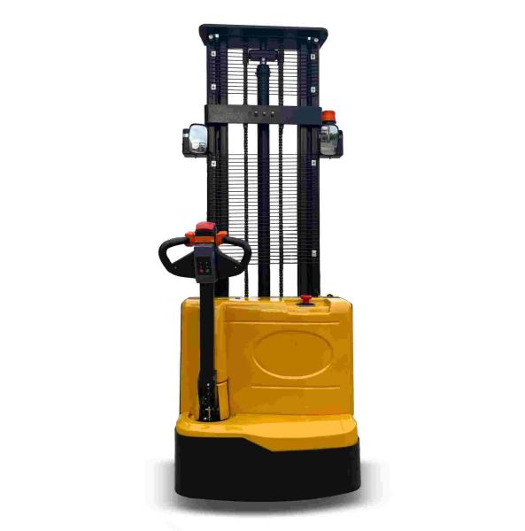 1.5t 1500kg Walkie Stacker totalmente elétrico com 18 meses de garantia para o processo de produção de apoio