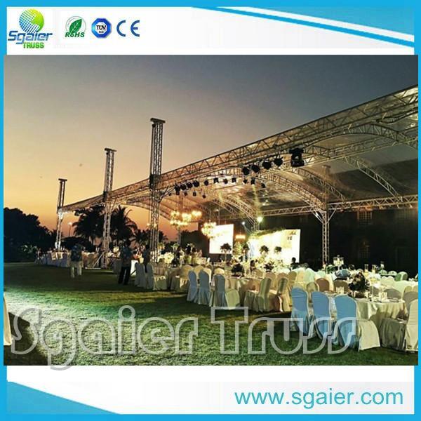 12  Box Aluminum Roof Truss For Tent Lightweight Square / Circle Shape
