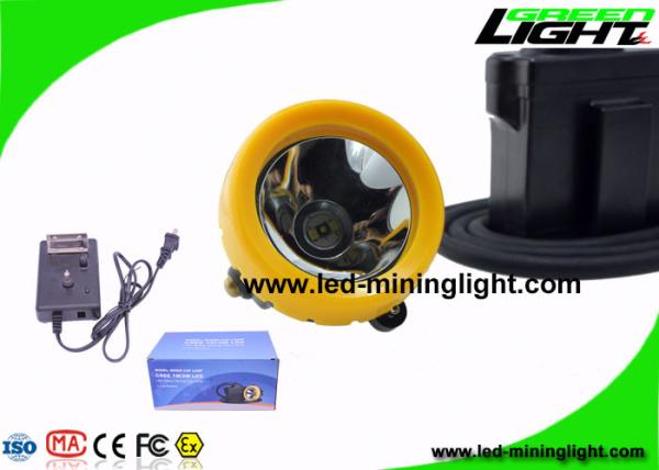 7.8Ah Explosion Proof Miners Helmet Light  Underground With Silicon Button Cap