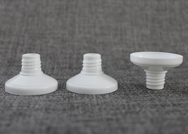 Cabeça plástica branca do tubo no produto comestível do PE para o projeto personalizado tubo laminado alimento