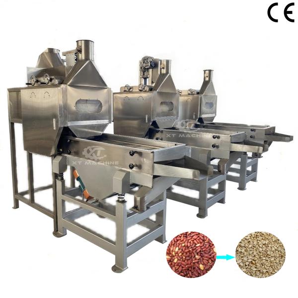 800-1000kg 分割ナッツブランチングマシン ローストピーナッツ皮むき機