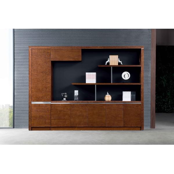 шкаф Bookcase офиса 3400*400*2200mm с v форменной ручкой