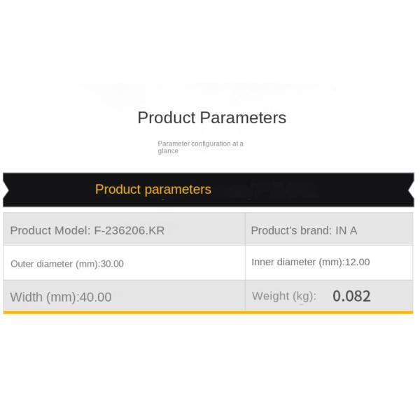 INA  Track Roller  Bearing , Printing Machine Bearing   F-236206.KR