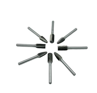 ODM OEM Carbide Cutting Tools Tungsten Carbide Burrs With Double Cutter Tooth