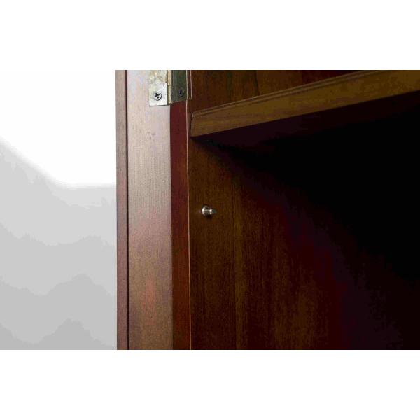 W60*D40*H120CM Home Wood Furniture Dining Room Cabinets With 4 Shelves 2 Drawers